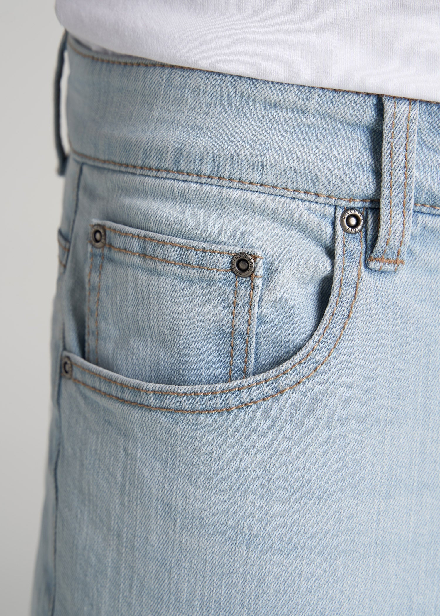 Carman TAPERED Jeans for Tall Men in California Blue