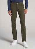 Carman TAPERED Jeans for Tall Men in Olive Green Wash