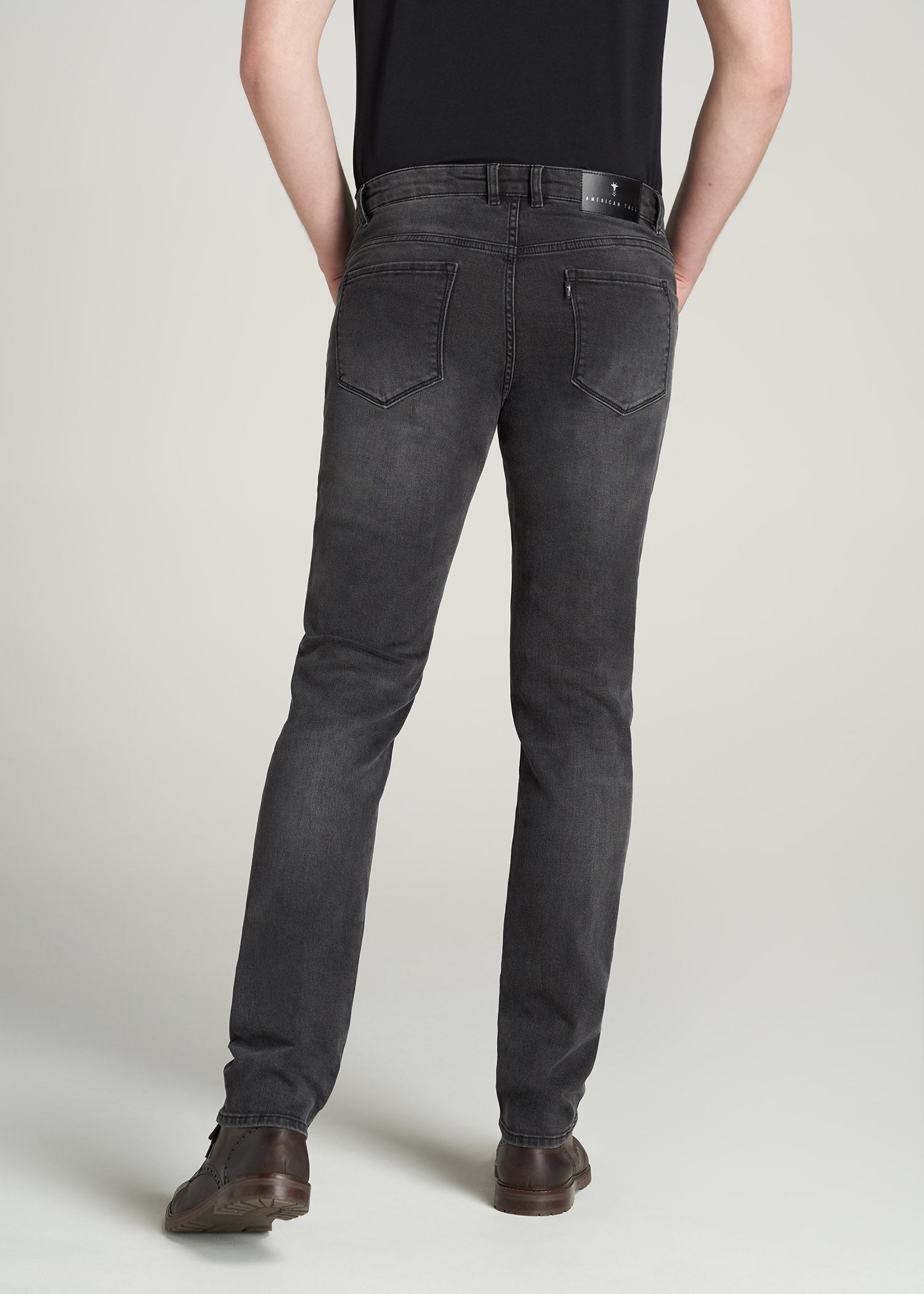 Carman TAPERED Jeans for Tall Men in Dark Smoke