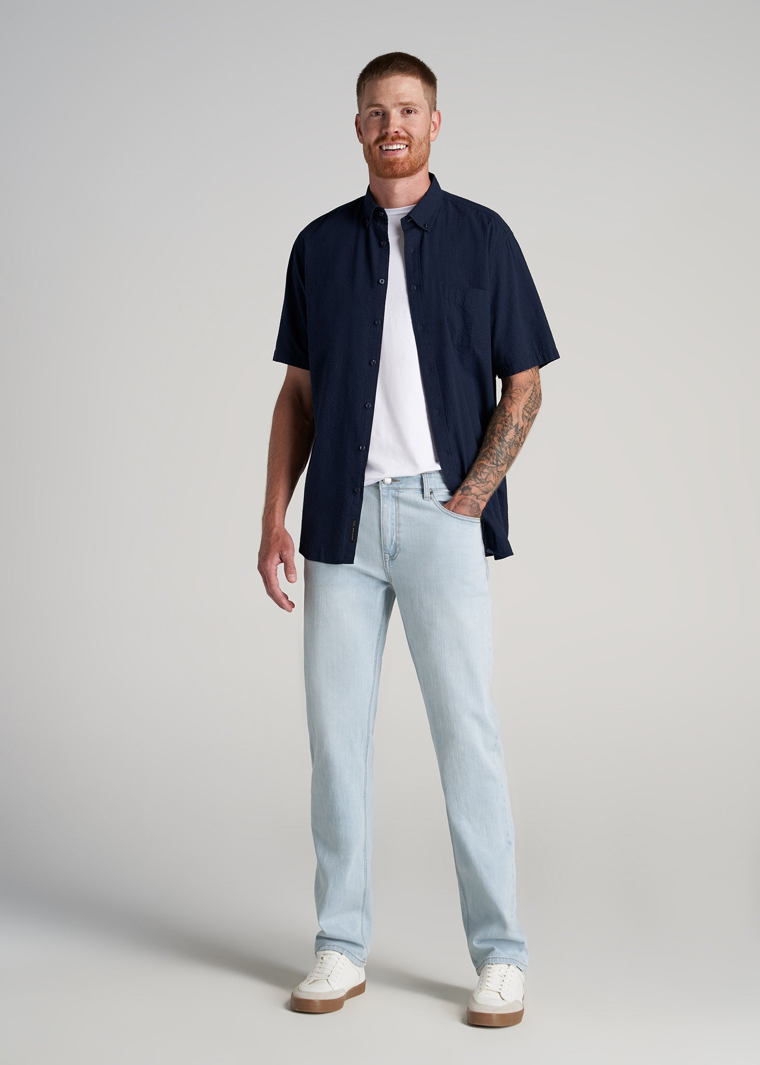 J1 STRAIGHT LEG Jeans for Tall Men in California Blue