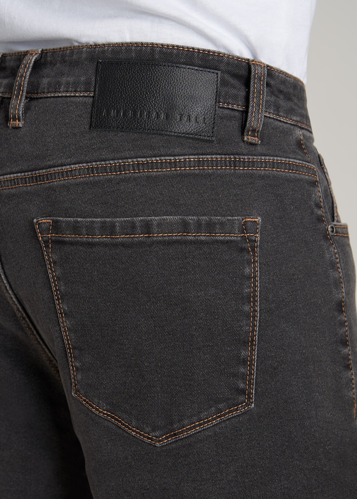 J1 STRAIGHT LEG Jeans for Tall Men in Dark Grey Denim