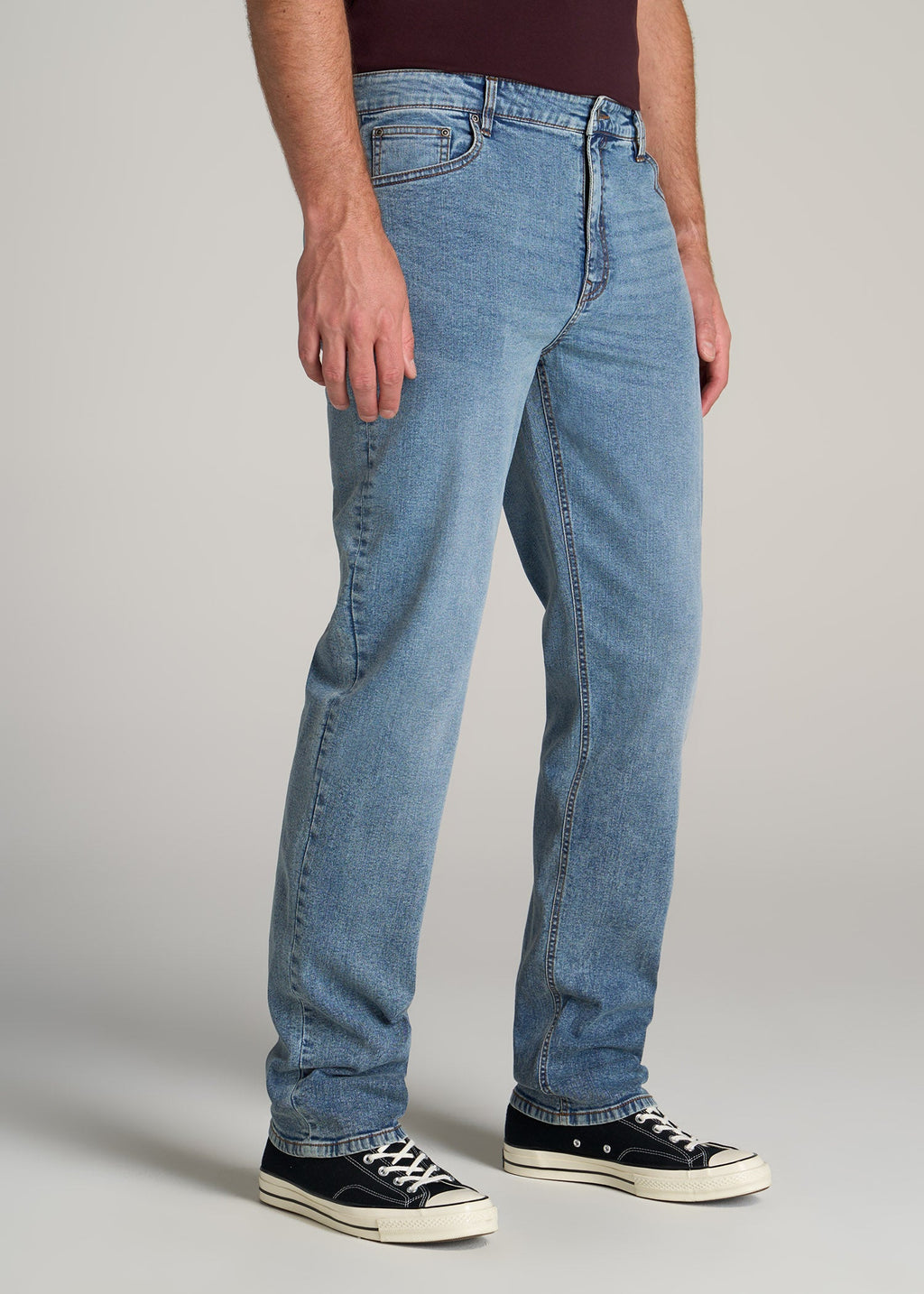 J1 STRAIGHT LEG Jeans for Tall Men in Vintage Faded Blue