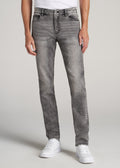 Dylan Slim Fit Jeans for Tall Men in Washed Faded Black