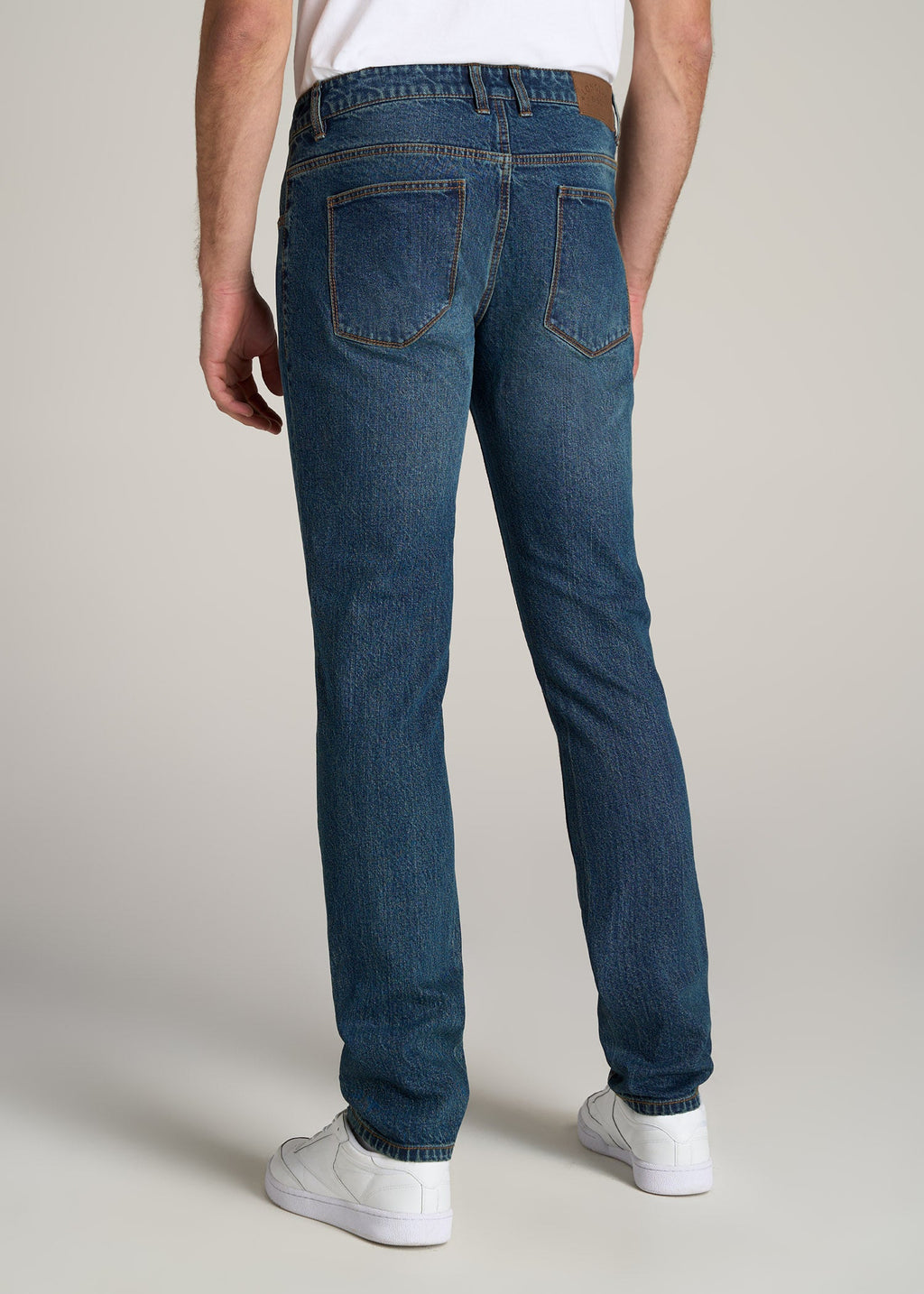 LJ&S TAPERED Jeans for Tall Men in Machine Blue