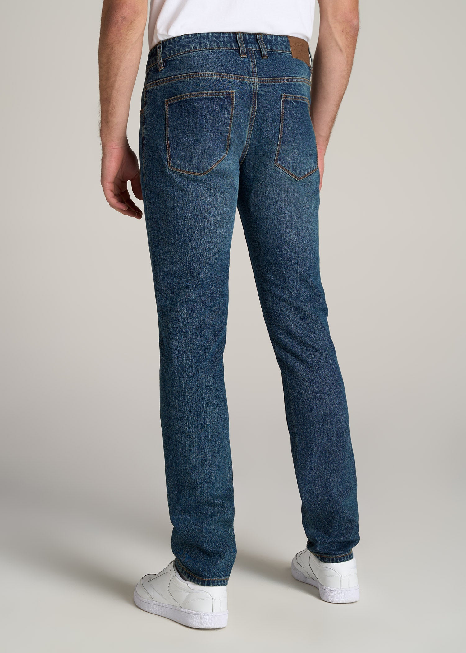 LJ&S TAPERED Jeans for Tall Men in Machine Blue