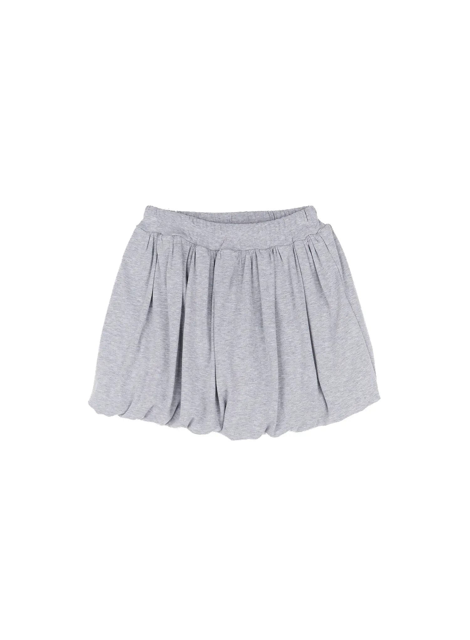Comfy Gray Pleated Skirt CL516