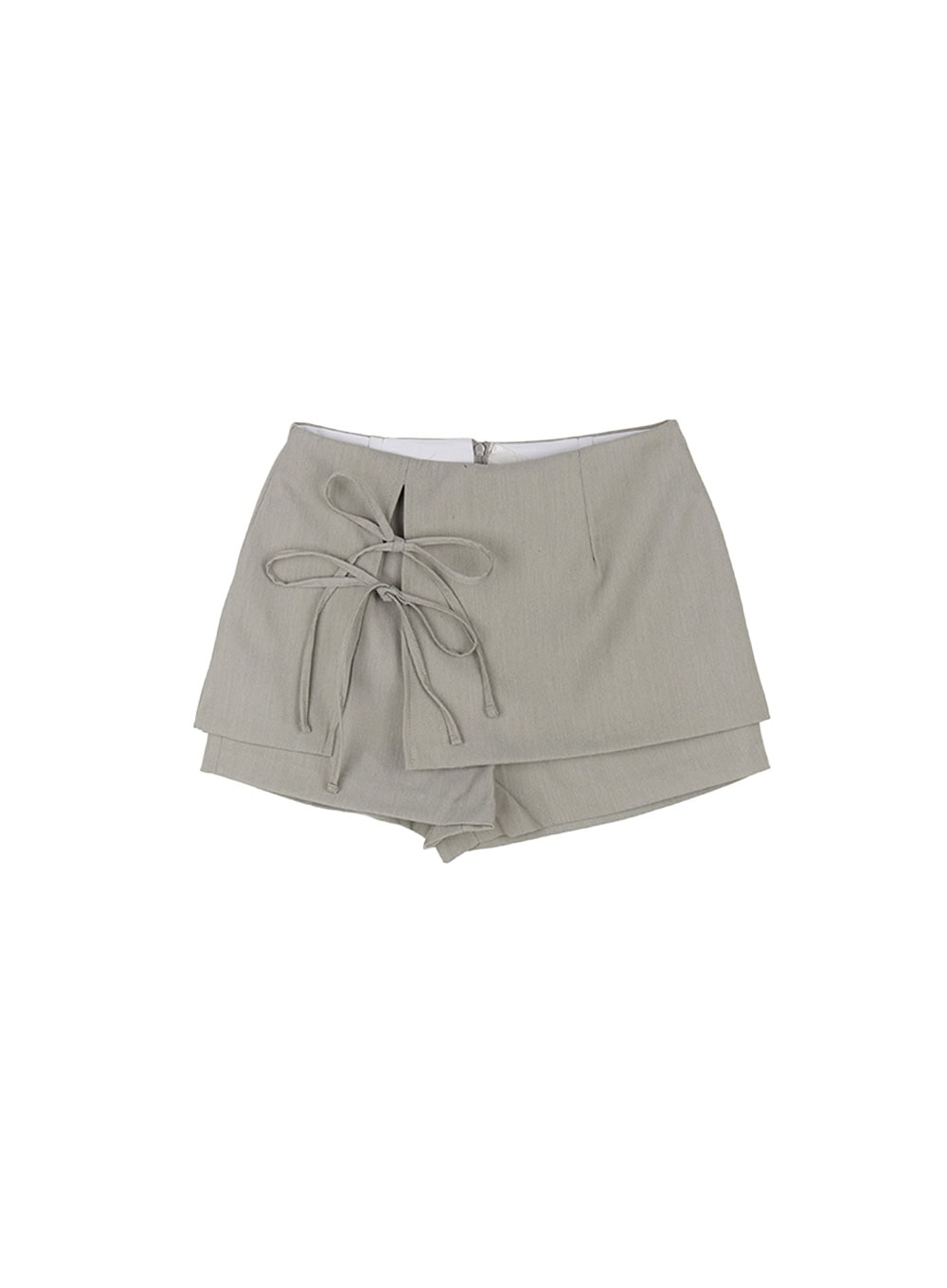 Ribbon-Tie Mini Skort CA525