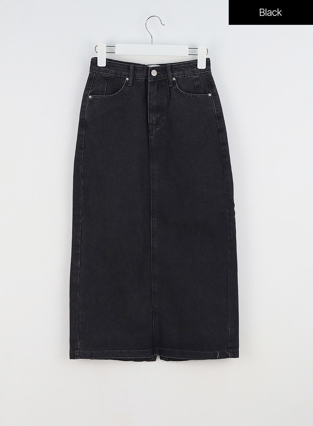 Denim A-Line Maxi Skirt OA321