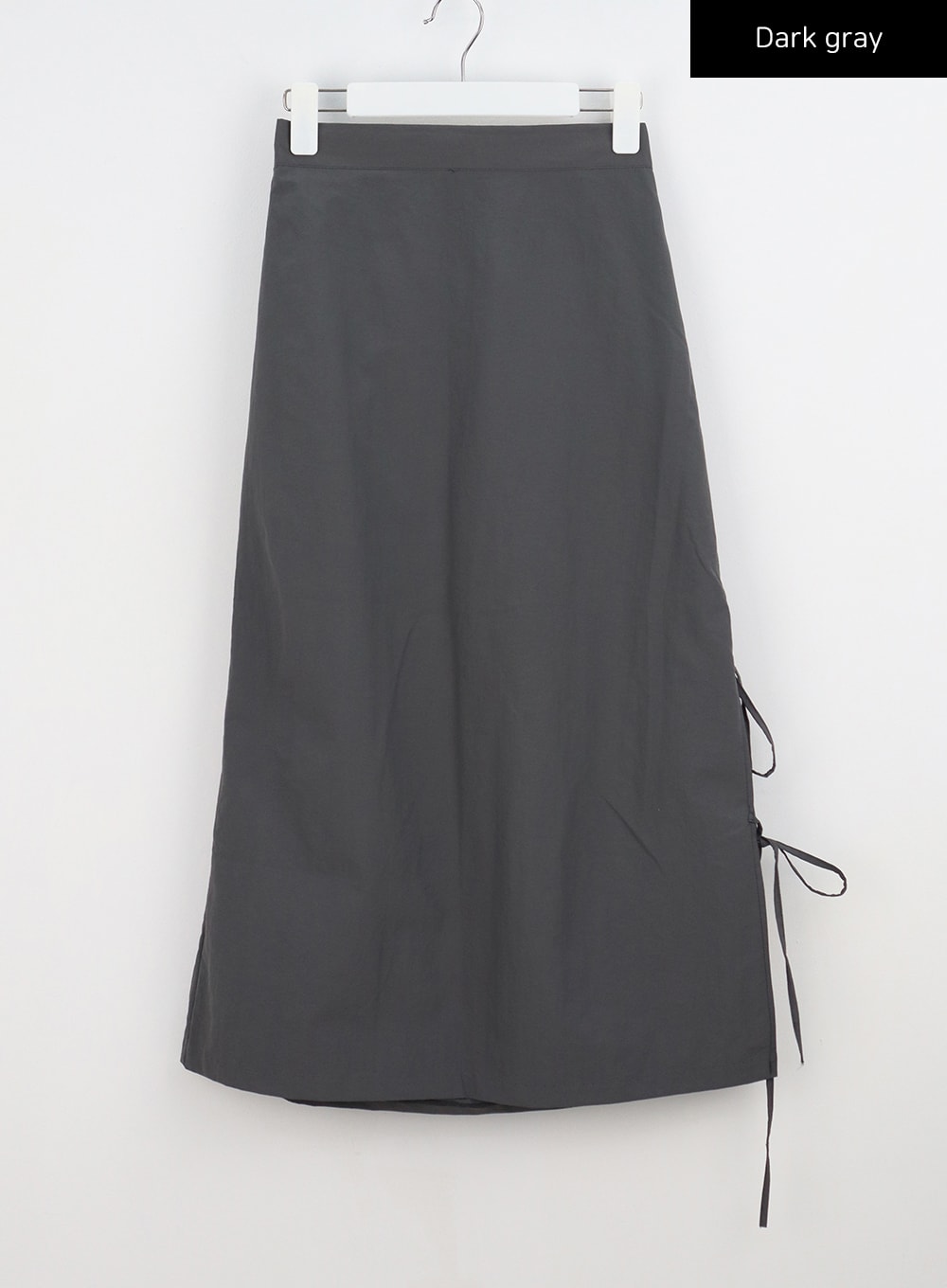 Side Slit Nylon Maxi Skirt BY312