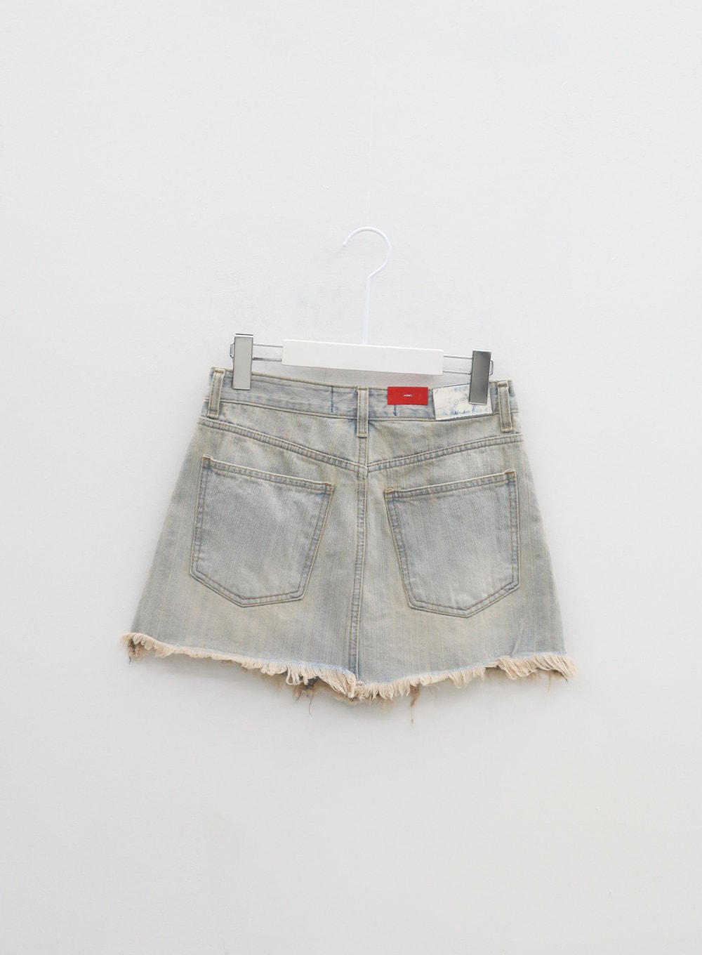 Ripped Denim Mini Skirt BA305